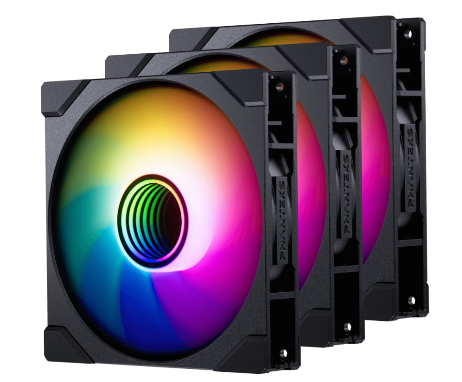 Phanteks M25 Gen2 PWM Noir Reverse Blade (3x140mm) D-RGB - Ventilateur boîtier - 0