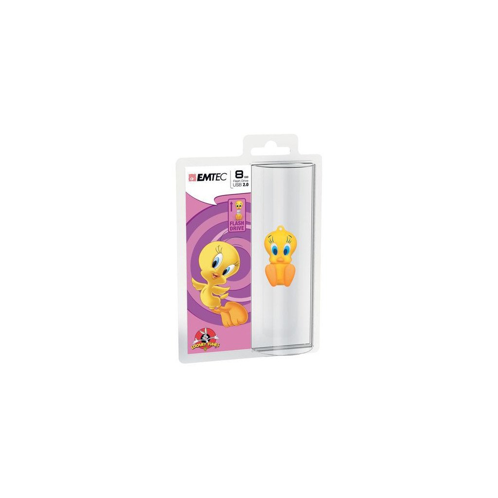 Emtec USB2.0 L100 8Gb "Tweety" - Clé USB Emtec - Cybertek.fr - 1