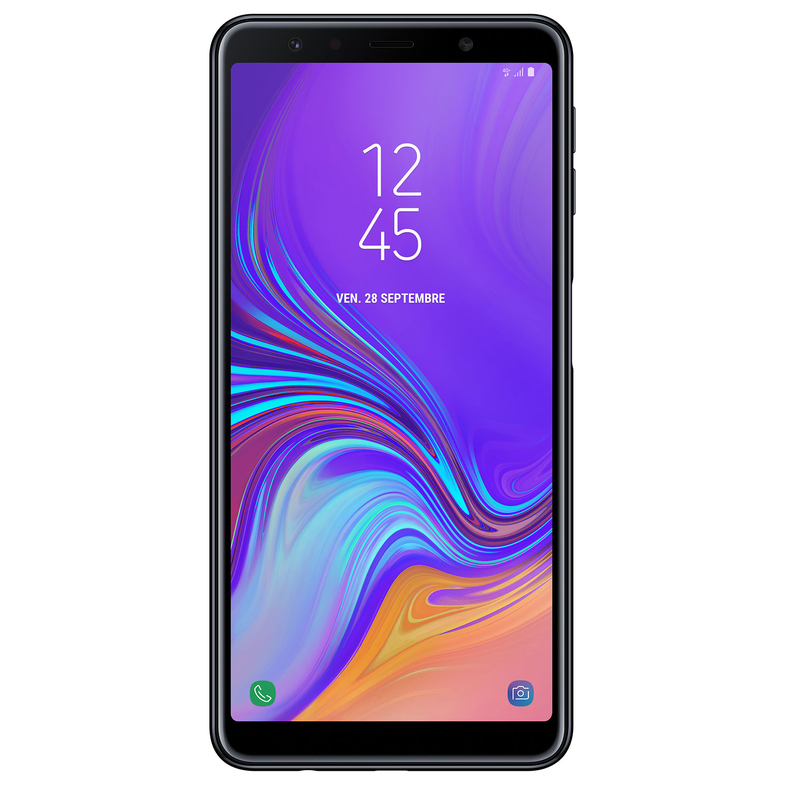 Samsung Galaxy A7 (2018) 64Go Noir - SM-A750 - Téléphonie Samsung - 0