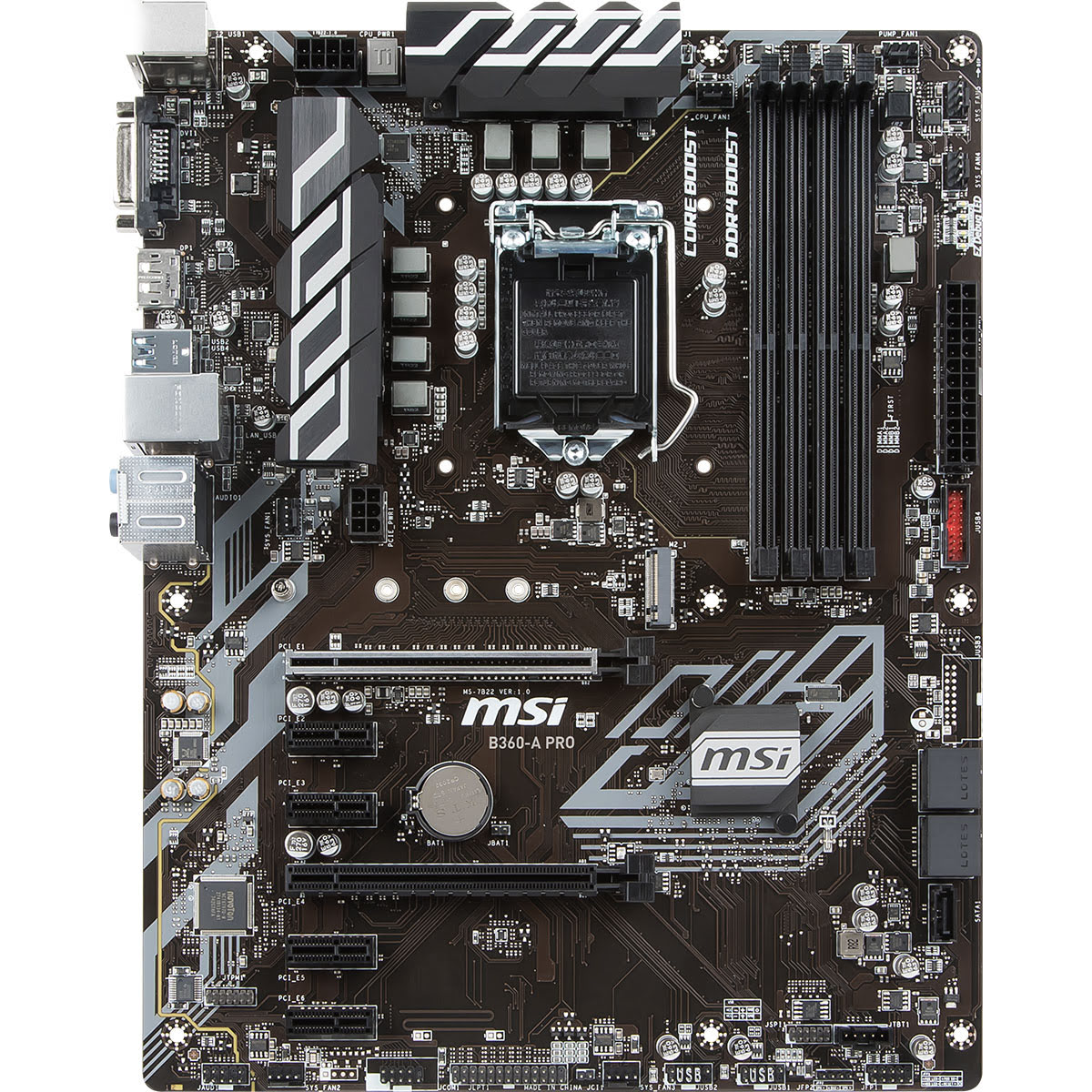 Msi b360 a pro какие процессоры поддерживает