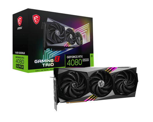 image produit MSI GeForce RTX 4080 SUPER 16G GAMING X TRIO Cybertek