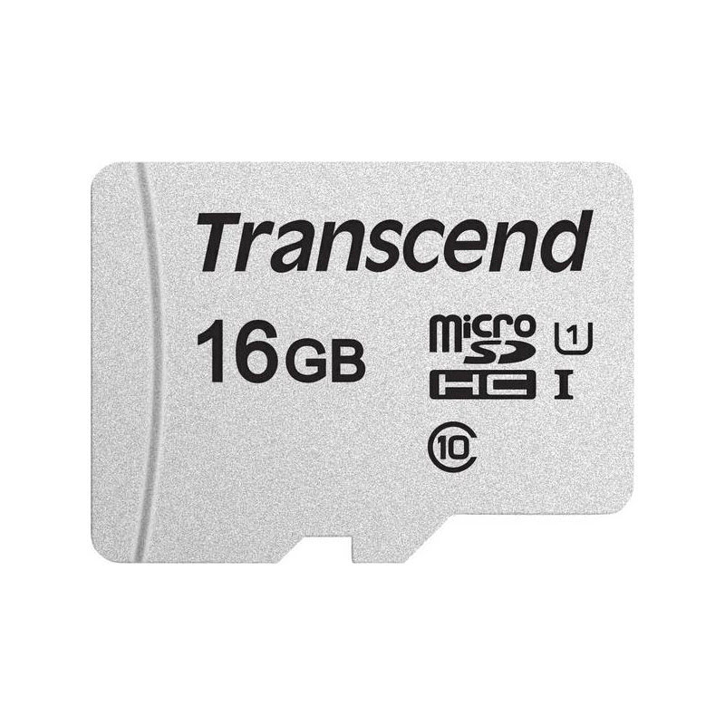 Transcend Micro SDHC 16Go Class 10 + Adapt - Carte mémoire