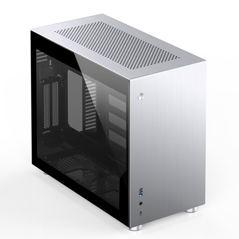 Jonsbo V10 TG Silver Gris - Boîtier PC Jonsbo - Cybertek.fr - 2