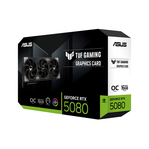 Asus TUF Gaming GeForce RTX 5080 16GB GDDR7 OC Edition - Carte graphique - 22