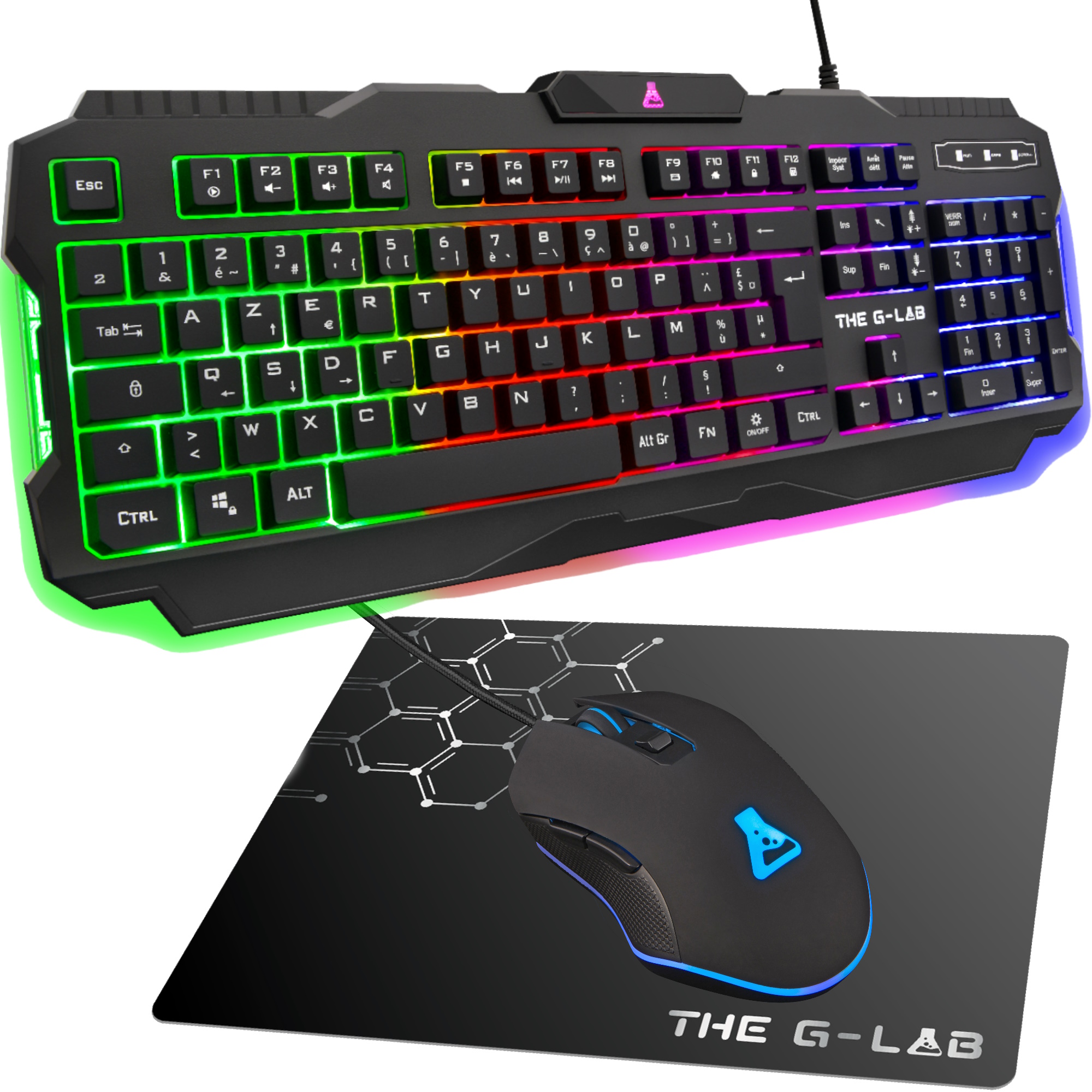 The G-LAB Combo Helium - Pack Clavier/Souris - Cybertek.fr - 0