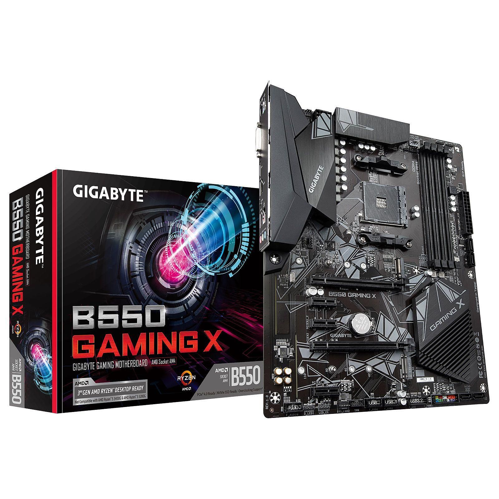 Gigabyte B550 GAMING X ATX  - Carte mère Gigabyte - Cybertek.fr - 0