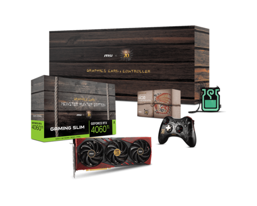 MSI RTX 4060 TI 8G X GC30 MONSTER HUNTER EDITION-Seconde Vie-Très Bon Etat - Carte graphique - 0