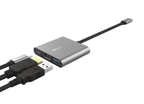 Adaptateur DALYX USB-C 3 en 1 - Accessoire PC portable Trust - 2