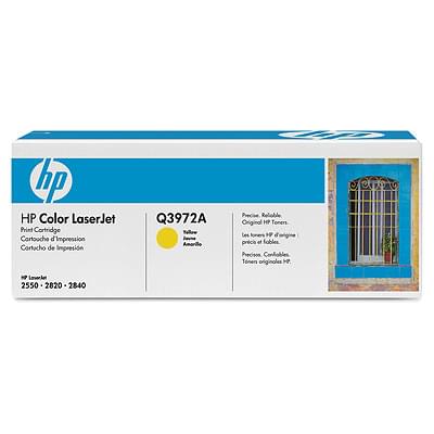 Toner Jaune Q3972A pour imprimante Laser HP - 0