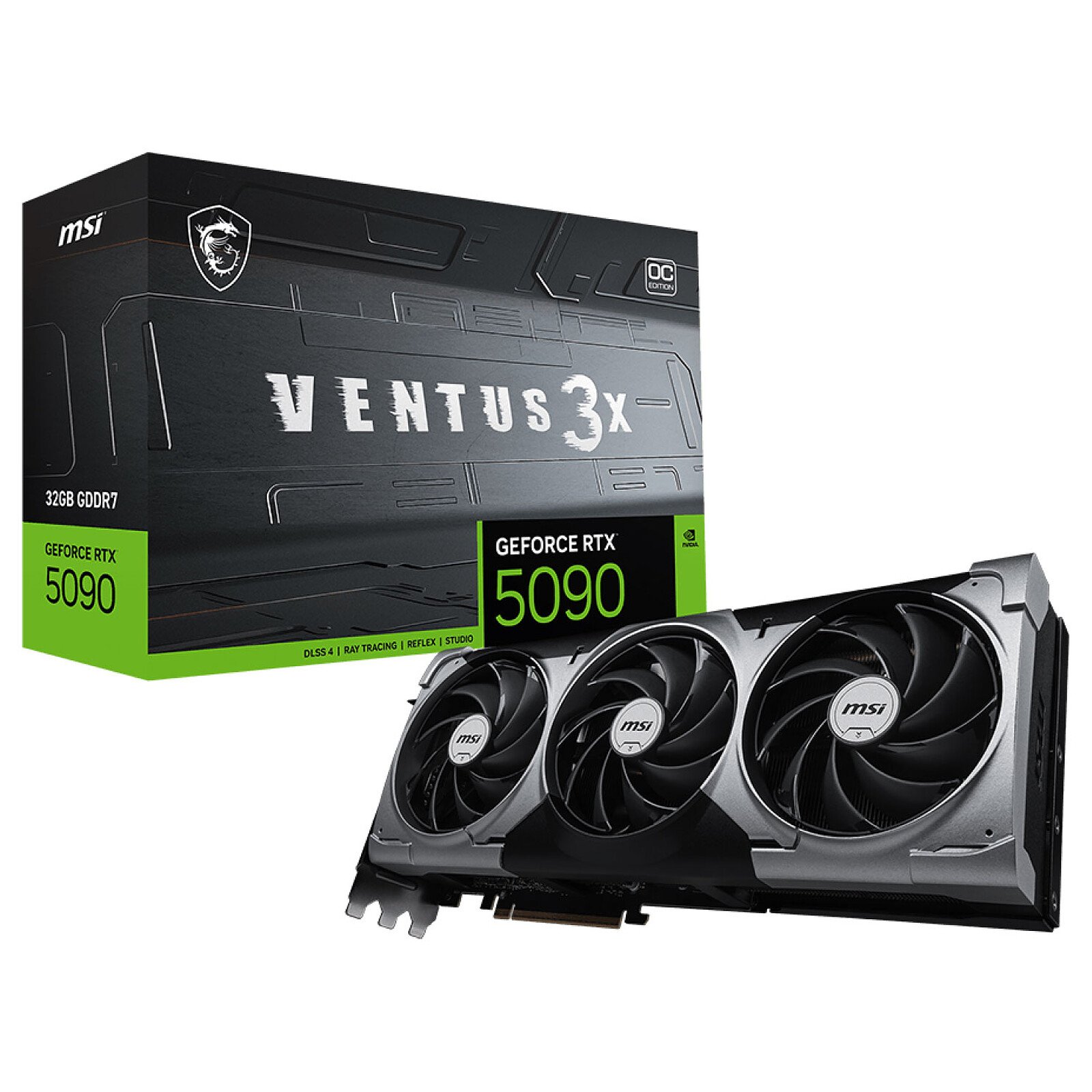 MSI GeForce RTX 5090 32G VENTUS 3X OC  - Carte graphique MSI - 0