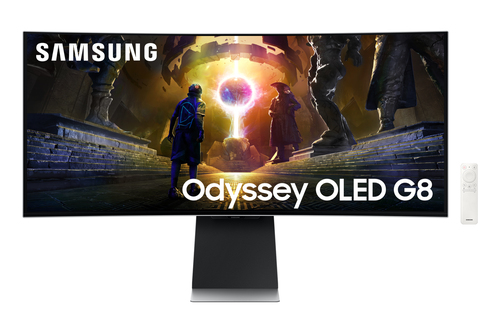 Ecran PC Samsung Odyssey G8 - 34'' Oled Dalle Mate CURVE UWQHD 175Hz 0.03ms Smart TV Plus FreeSync Premium Pro Cybertek