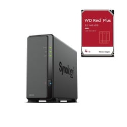 image produit Synology DS124 - 1 Baie avec 1 disque de 4To  Cybertek