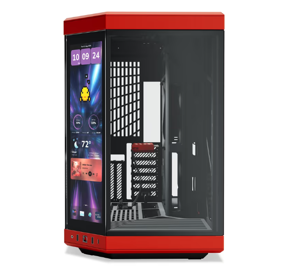 Hyte Y70 Touch Infinite -MT/SansAlim/ATX- Black Cherry  - Boîtier PC - 1