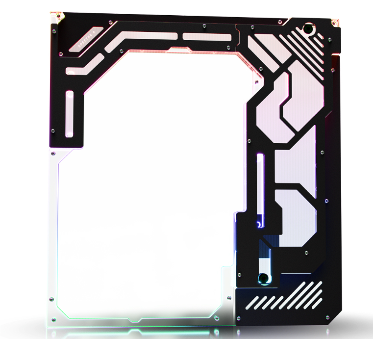 Singularity Side distroplate dual Loop pour spectre 4 + pompe - Watercooling - 1