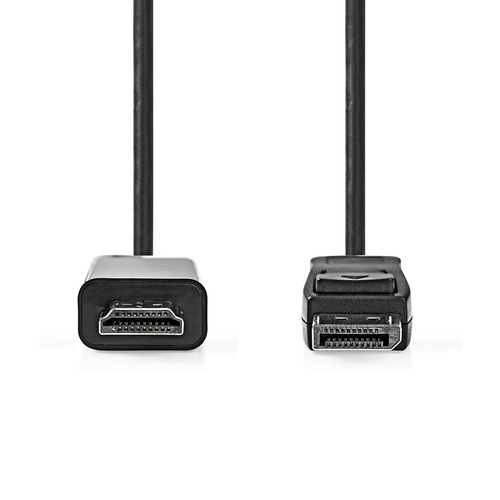 Cable Displayport vers HDMI - 1m - Noir  - 1