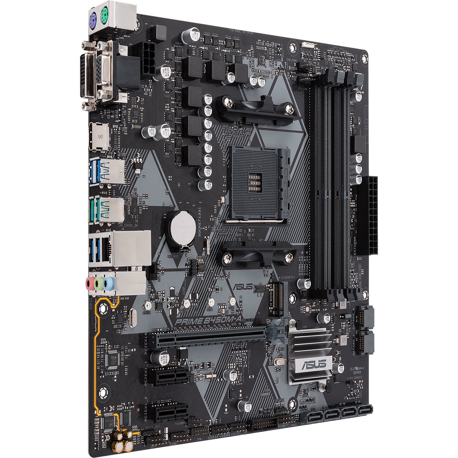 Asus PRIME B450M-A Micro-ATX  - Carte mère Asus - Cybertek.fr - 4