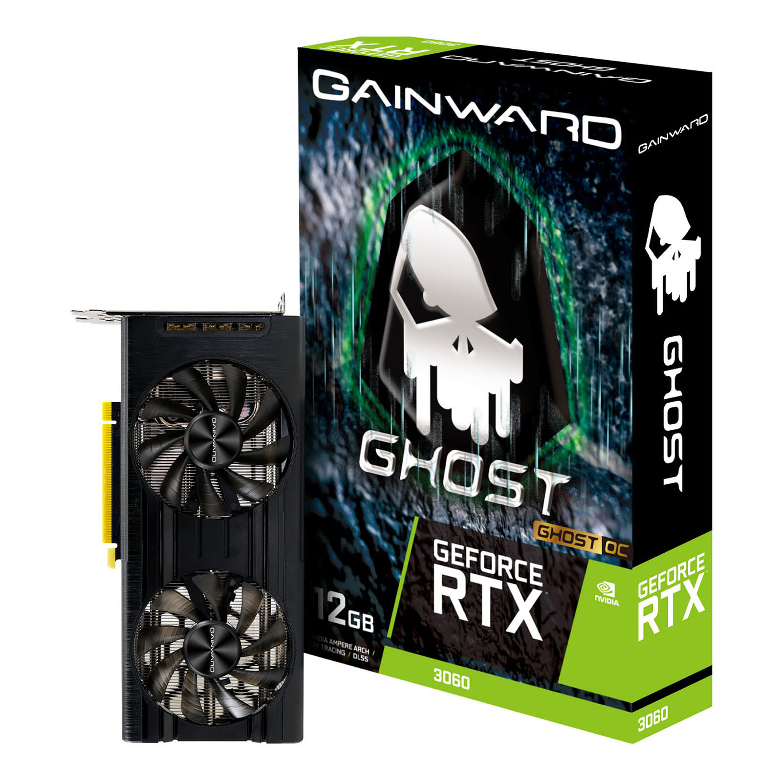 Gainward RTX 3060 Ghost OC 12G LHR  - Carte graphique Gainward - 0