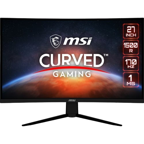 image produit MSI G273CQ - 27" CURVE QHD 170Hz 1ms HDR Console Mode PS5 Optimisation Cybertek