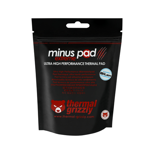 Pad Thermique Minus Pad Extreme 120x20x3mm - Thermal Grizzly TG-MPE-120-20-30-R - 0