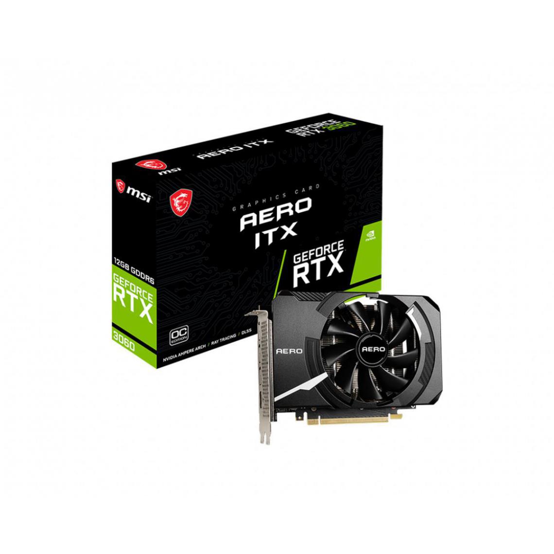 MSI RTX 3060 AERO ITX 12G OC LHR  - Carte graphique MSI - 0