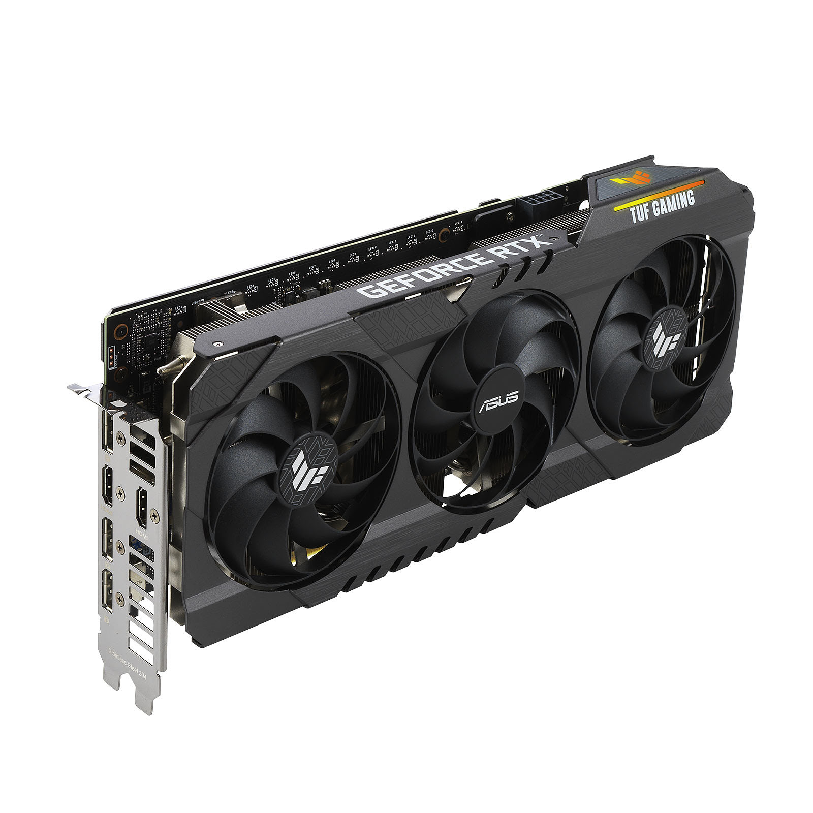 Asus TUF-RTX3060TI-O8G-GAMING LHR  - Carte graphique Asus - 4