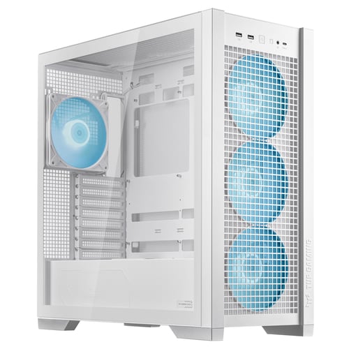 Asus TUF Gaming GT302 White Blanc - Boîtier PC Asus - Cybertek.fr - 10