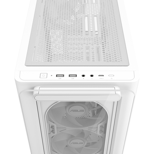 Asus A23 PLUS TG ARGB Blanc Blanc - Boîtier PC Asus - Cybertek.fr - 6