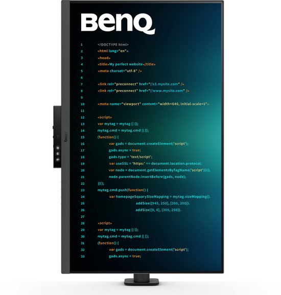 BenQ 32 pouces  9H.LMTLA.TBE - Ecran PC BenQ - Cybertek.fr - 2