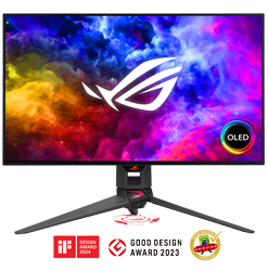 image produit Asus PG27AQDM - 27" OLED QHD 240Hz 0.03ms Compatible G-Sync Cybertek