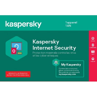 Kaspersky Internet Security OEM - 1 An / 1 PC - Sans CD - Logiciel sécurité - 0