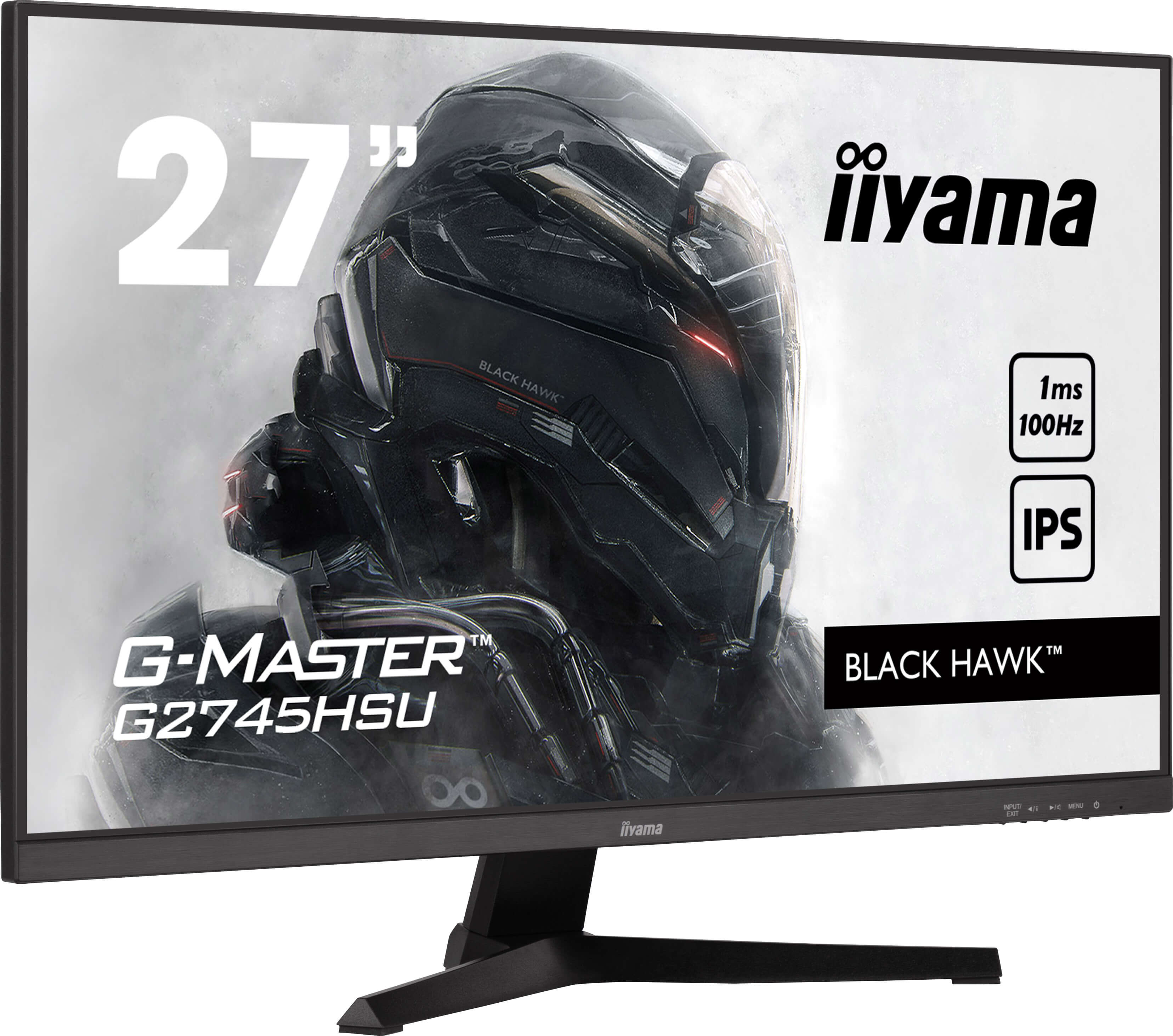 Iiyama 27"  G2745HSU-B2 - Ecran PC Iiyama - Cybertek.fr - 1