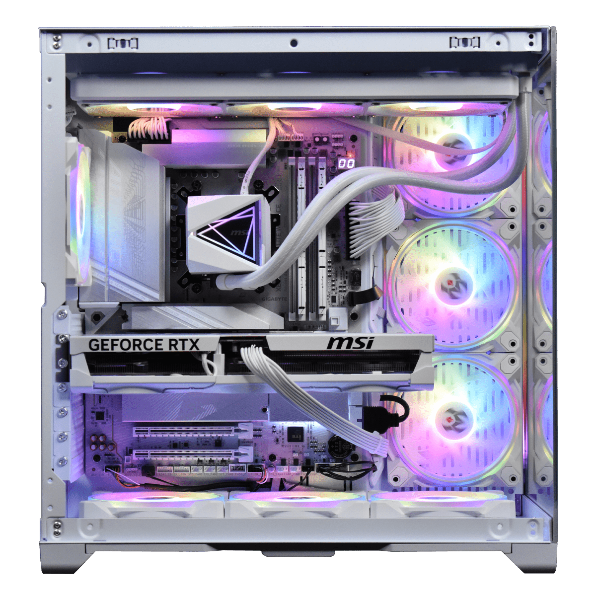 Cybertek White Crystal - R7 9800X3D/5080/32Go/1To (0125) (PCG-10602388) - Achat / Vente PC Fixe sur Cybertek.fr - 1