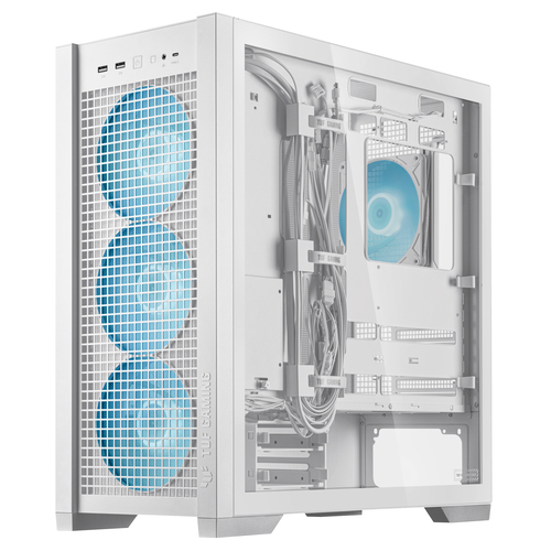 Asus TUF Gaming GT302 White Blanc - Boîtier PC Asus - Cybertek.fr - 13