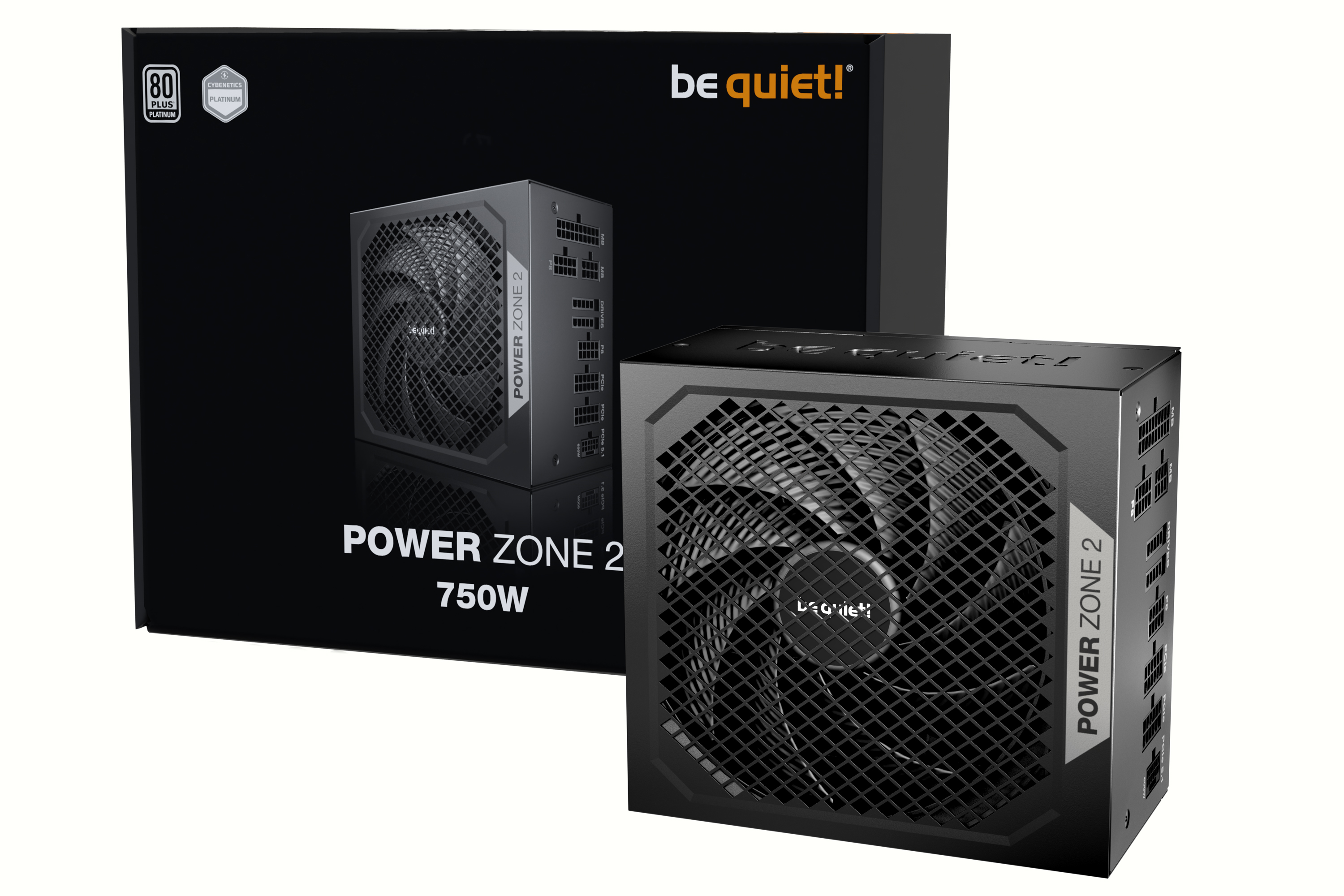 be quiet! Power Zone 2 - ATX 3.1 750W - 80+ Platinum - Noir (BP006EU) - Achat / Vente Alimentation sur Cybertek.fr - 0