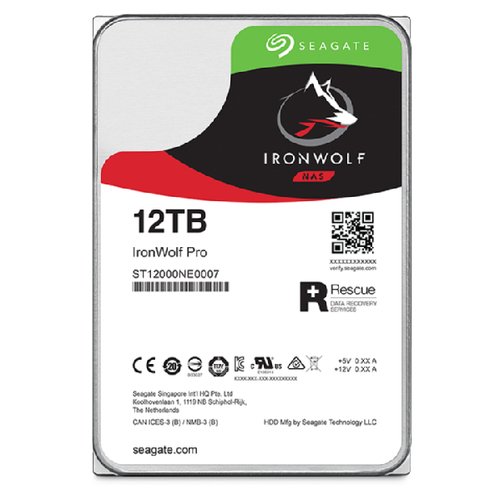 Seagate IRONWOLF PRO 12TB SATA 3.5IN - Disque dur 3.5" interne - 3