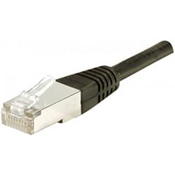 No Name Patch RJ45 cat6 FTP 15cm Noir #