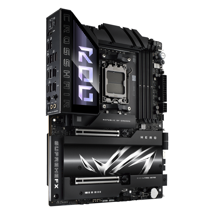 Asus ROG CROSSHAIR X870E HERO ATX  - Carte mère Asus - Cybertek.fr - 1