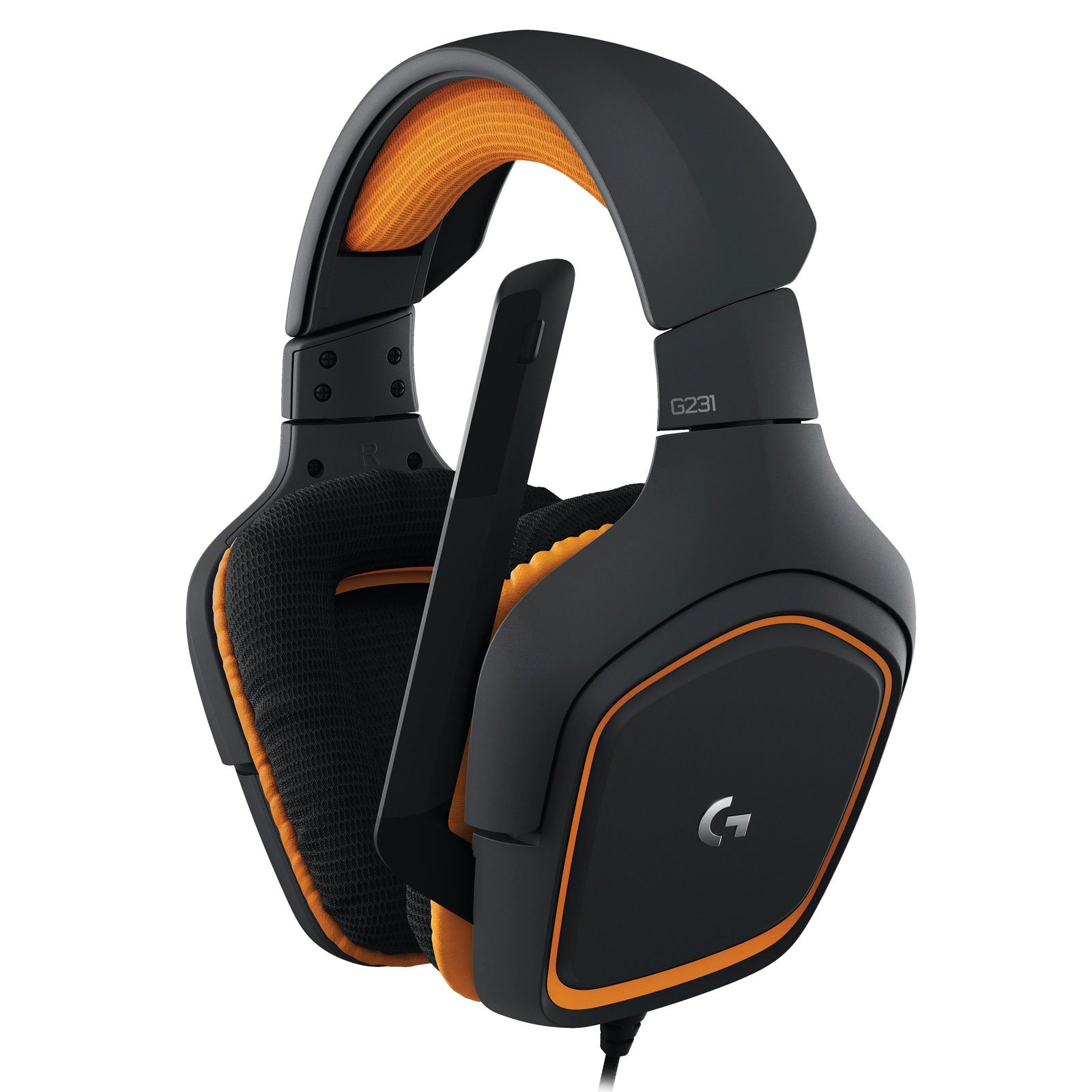 Logitech G231 Prodigy Gaming Headset Stereo Orange - Micro-casque - 0