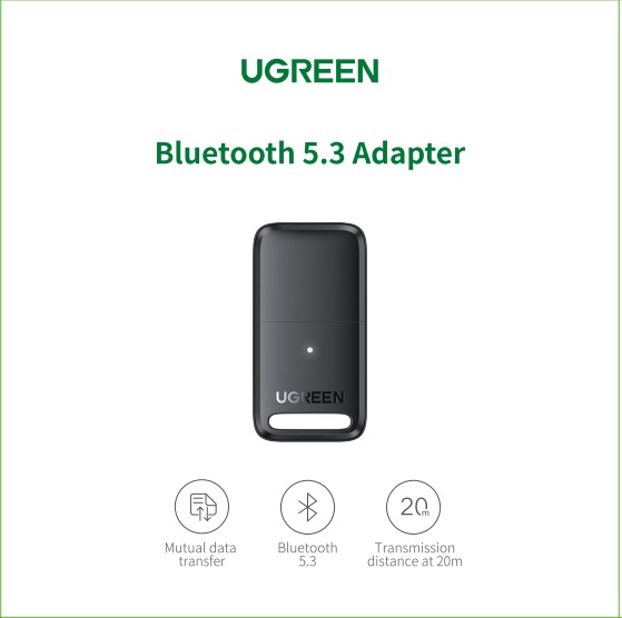 Adaptateur USB-A/Bluetooth/Noir - Connectique PC/Téléphonie  - 1