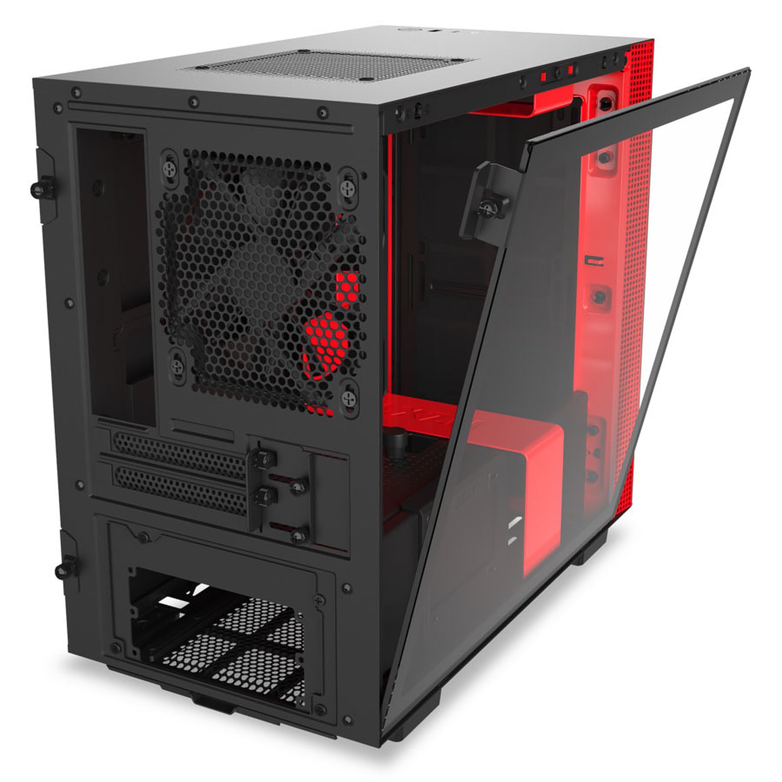 NZXT H210 Noir/Rouge Rouge - Boîtier PC NZXT - Cybertek.fr - 2