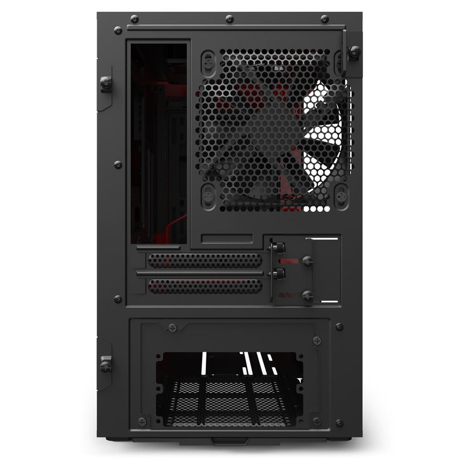 NZXT H210i Noir/Rouge Rouge - Boîtier PC NZXT - Cybertek.fr - 1