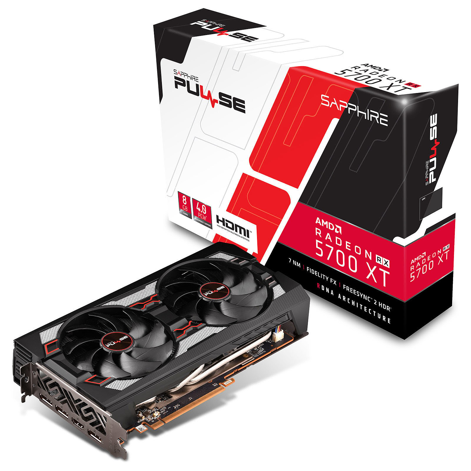 Sapphire Pulse RX 5700 XT 8G  - Carte graphique Sapphire - 0