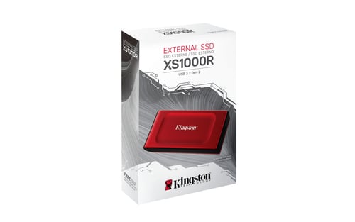 Kingston XS1000 Red USB-C 3.2 1To (SXS1000R/1000G) - Achat / Vente Disque SSD externe sur Cybertek.fr - 4