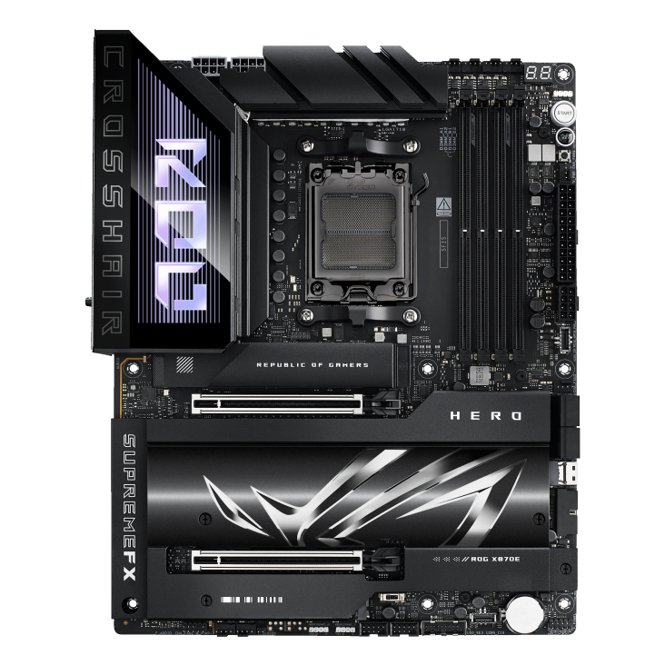 Asus ROG CROSSHAIR X870E HERO ATX  - Carte mère Asus - Cybertek.fr - 12