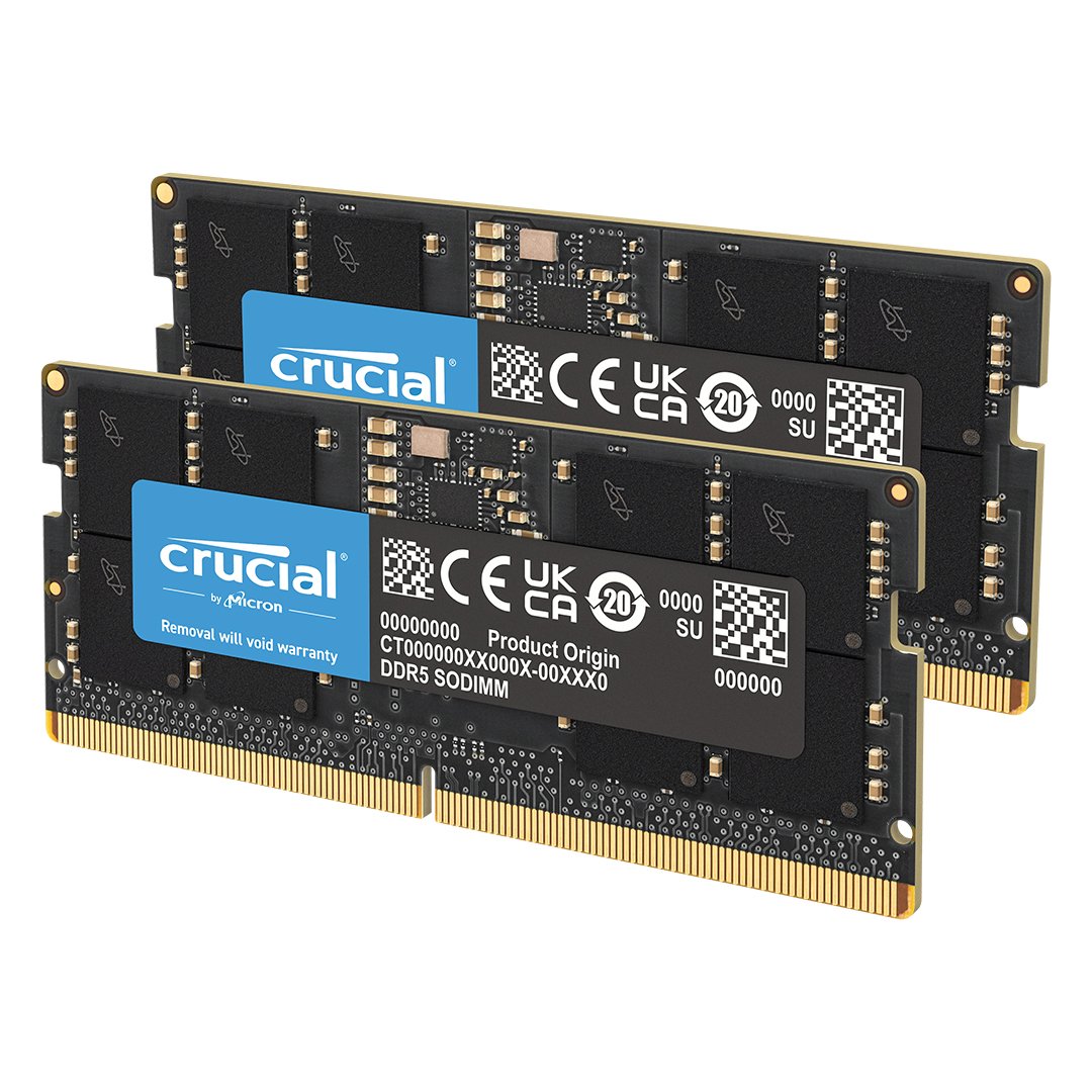 Crucial Classic SODIMM 128G (2x64G) DDR5 5600MHz - Mémoire PC Crucial sur Cybertek.fr - 1