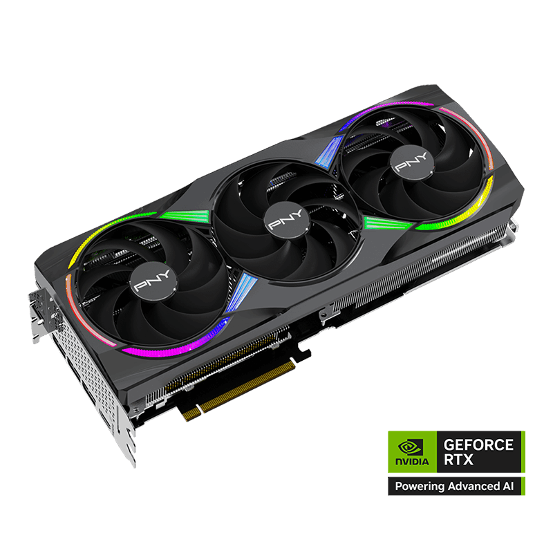 PNY RTX 5080 16GB ARGB Overclocked Triple Fan - Carte graphique - 1