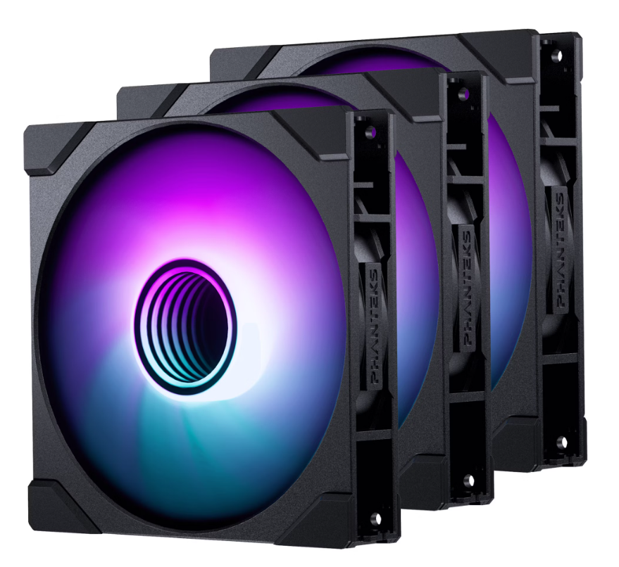 Phanteks M25 Gen2 PWM Noir (Pack de 3x140mm) D-RGB - Ventilateur boîtier - 0