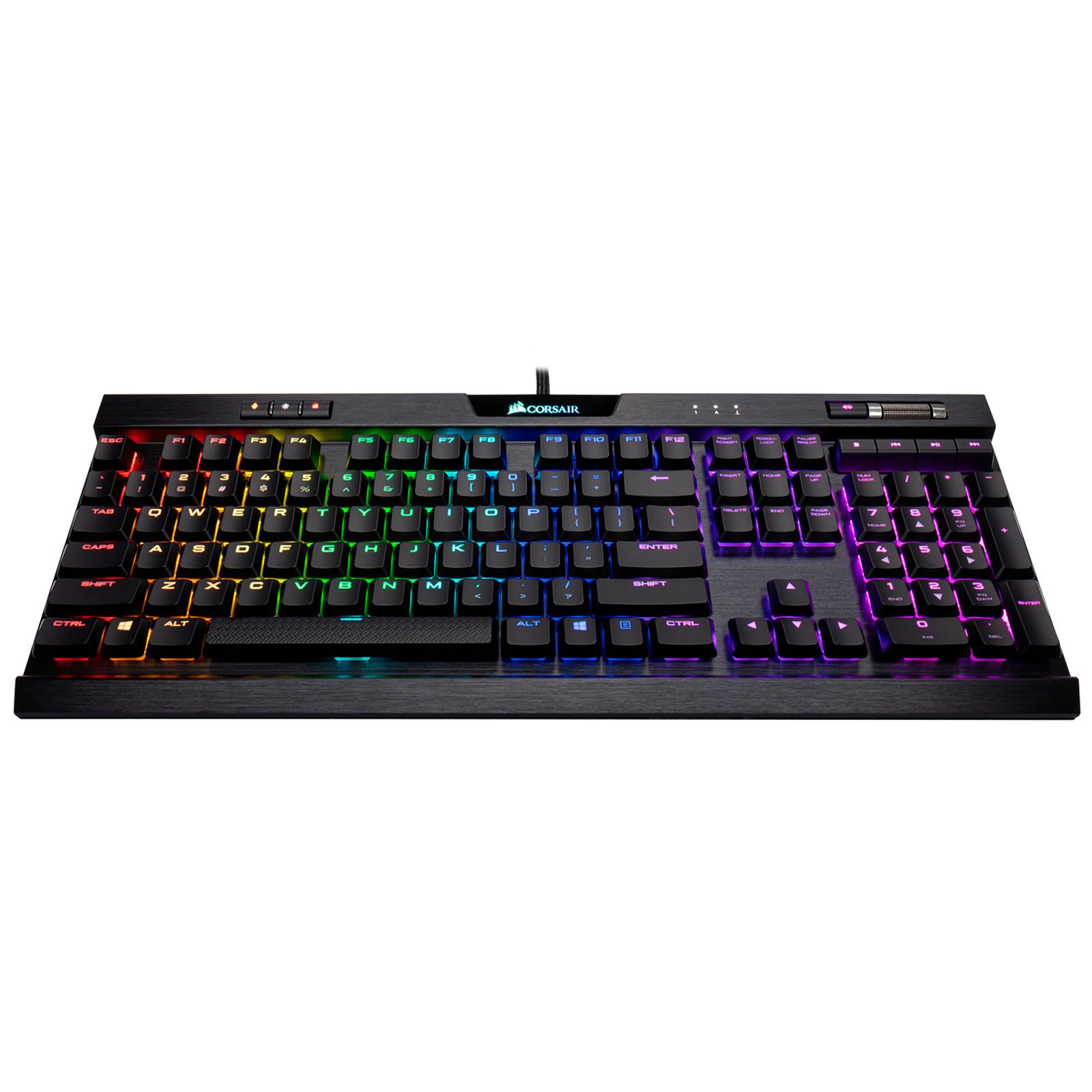 Corsair K70 RGB MK.2 Low Profile MX LP Red CH-9109017-FR - Clavier PC - 4