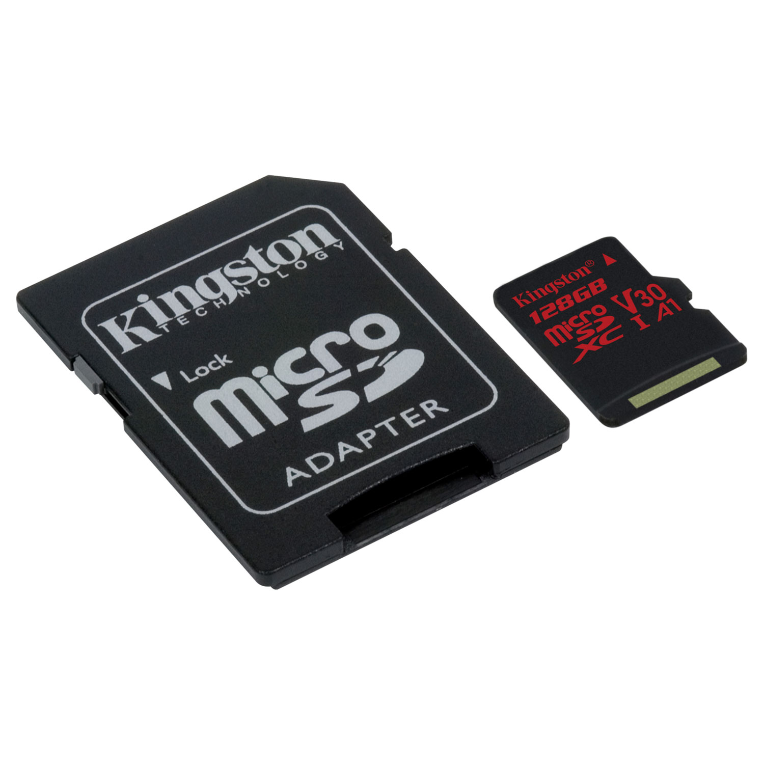 Kingston Micro SDHC 128Go Class 10 A1 V30 +Adapt SDCR/128GB - Carte mémoire - 2