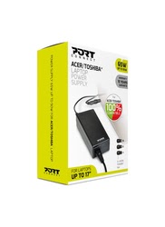 image produit Port Adaptateur secteur pour Notebook Acer/Toshiba 65W Cybertek